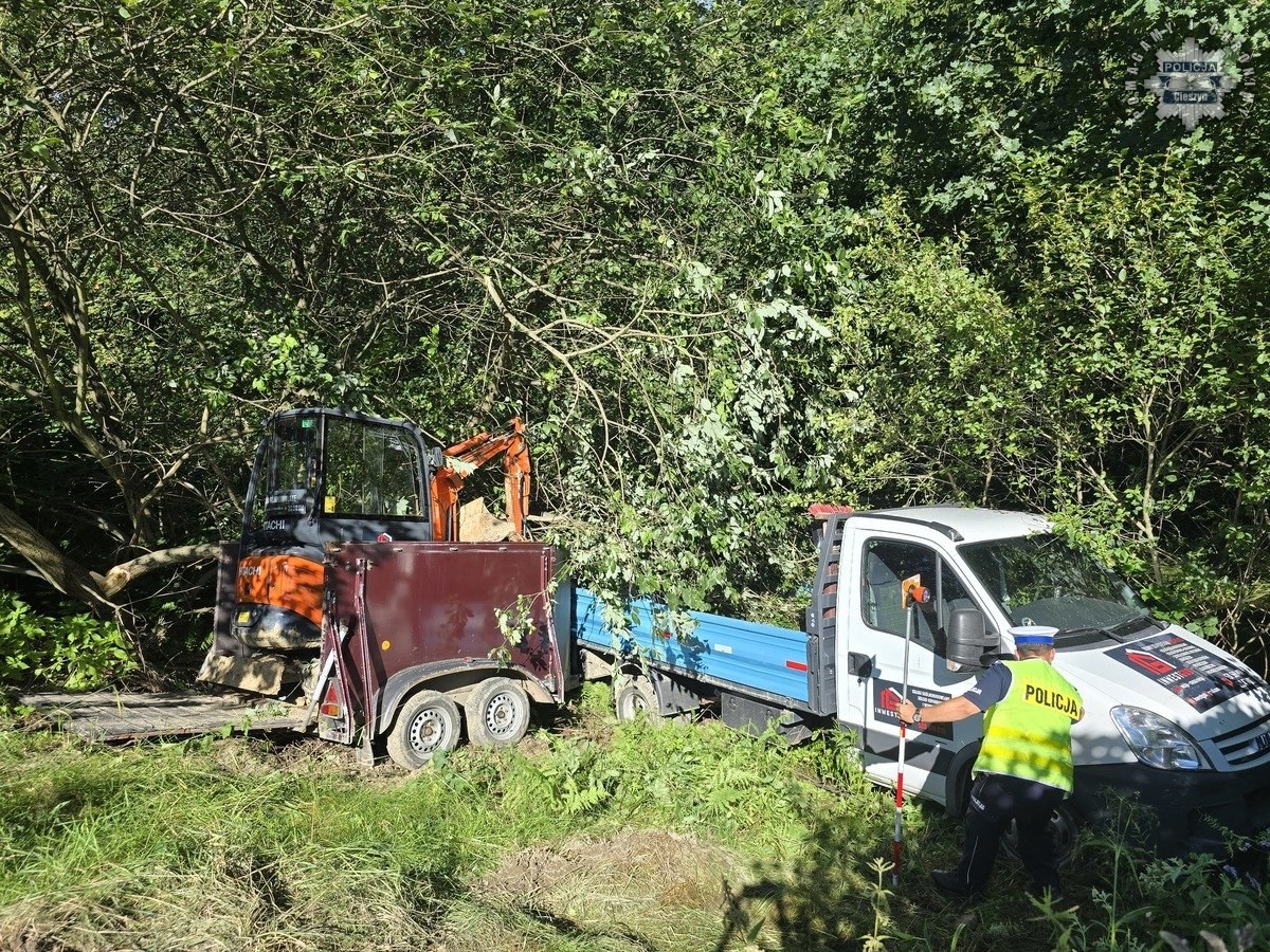 Wypadek minikoparki w Brennej. Nie żyje 31-latek
