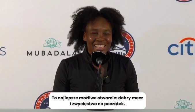 45-letnia Venus Williams najstarszą zwyciężczynią meczu WTA od dwóch dekad. WIDEO