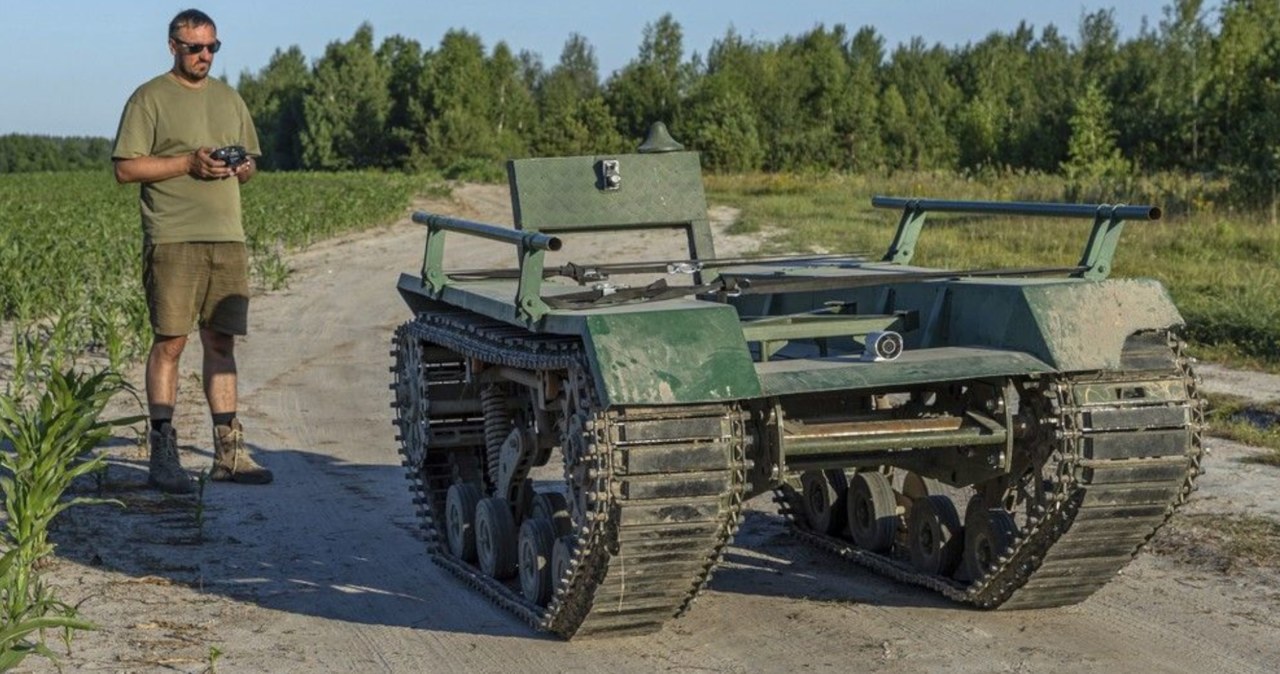 Ukraińcy robotyzują armię. Maszyny ewakuacji już na froncie