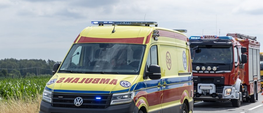 Sześć osób - czworo dorosłych i dwoje dzieci - zostało rannych w zderzeniu dwóch samochodów osobowych w Osówcu koło Bydgoszczy. 