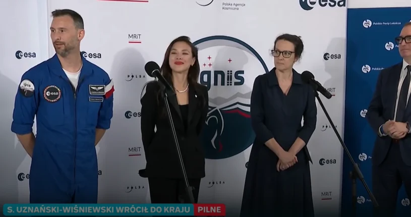 Sławosz Uznański-Wiśniewski w Polsce. Konferencja z polskim astronautą