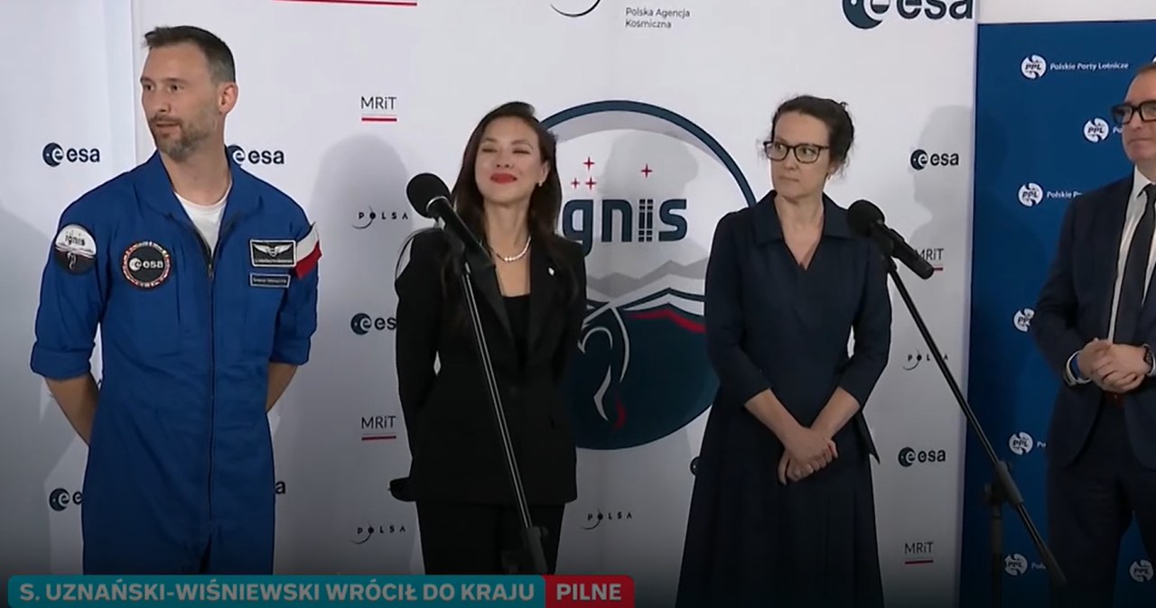 Sławosz Uznański-Wiśniewski w Polsce. Konferencja z polskim astronautą