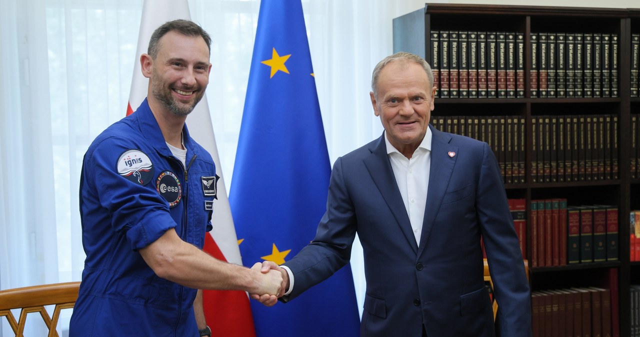 Sławosz Uznański wrócił do Polski. Spotkał się z premierem Donaldem Tuskiem