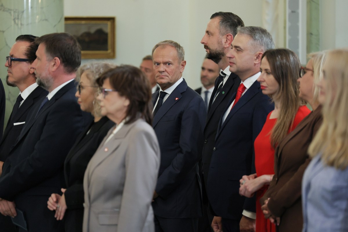 Tusk wbił szpilkę prezydentowi na zaprzysiężeniu rządu