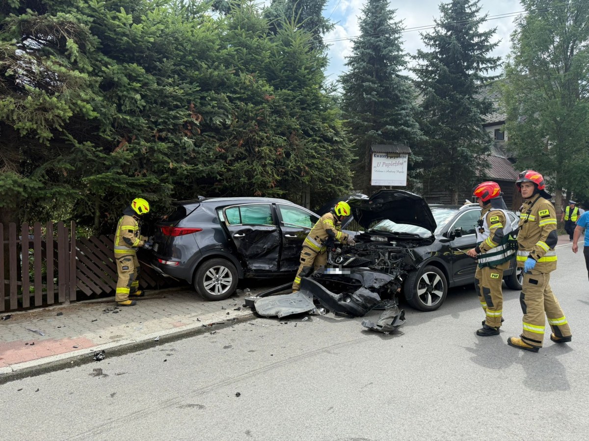 Groźna sytuacja w Białym Dunajcu. Troje dzieci poszkodowanych
