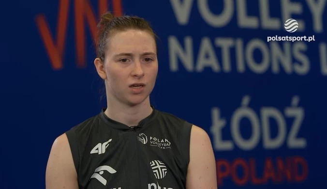 Aleksandra Gryka: Kluczem w meczu z Włoszkami będzie gra na cierpliwość. WIDEO