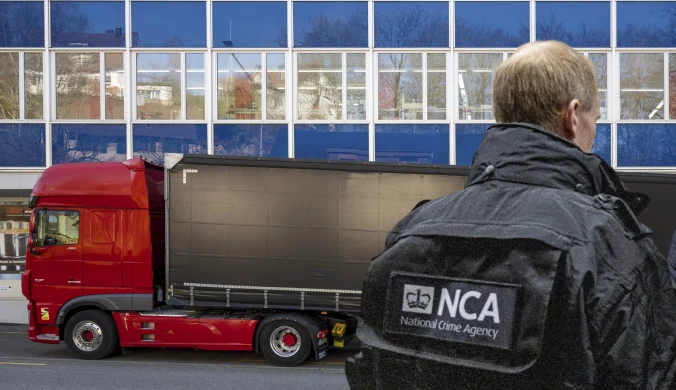 Polak skazany w Wielkiej Brytanii. W ciężarówce banknoty i migranci