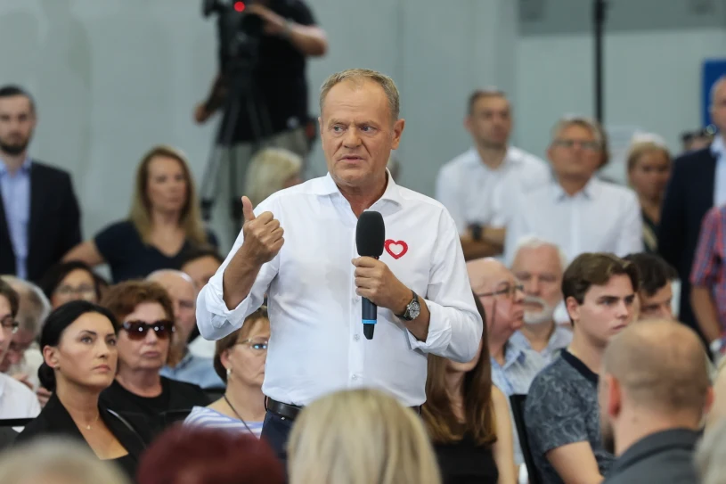Premier Tusk o izjavah Hołownie: "Nevarne šale"
