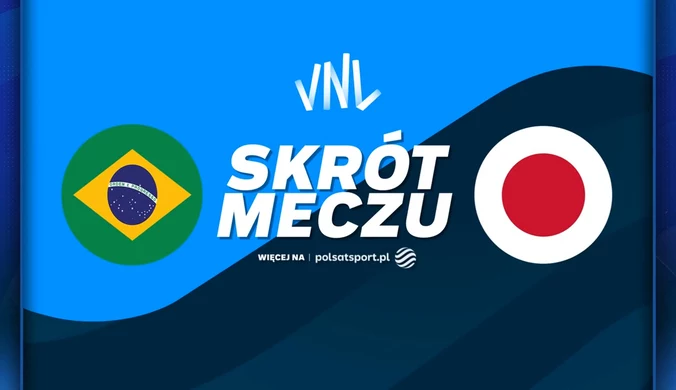 Brazylia - Japonia. Skrót meczu. WIDEO