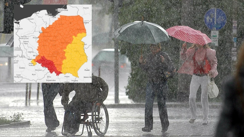 Opozorila najvišje stopnje zaradi neviht in močnih nalivov po vsej Poljski