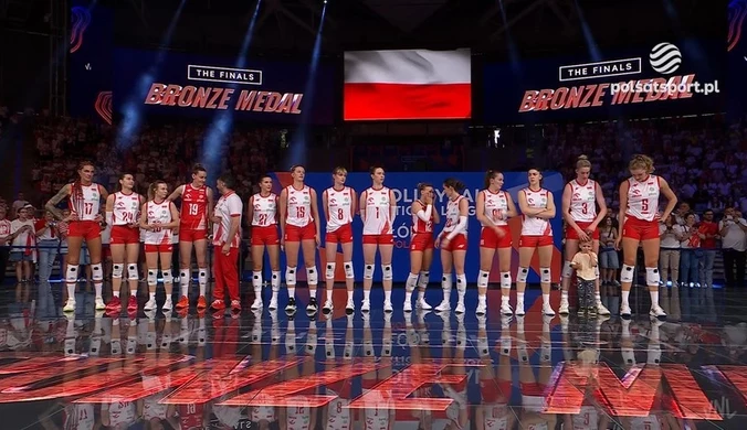 Polskie siatkarki z trzecim z rzędu brązowym medalem Ligi Narodów. WIDEO
