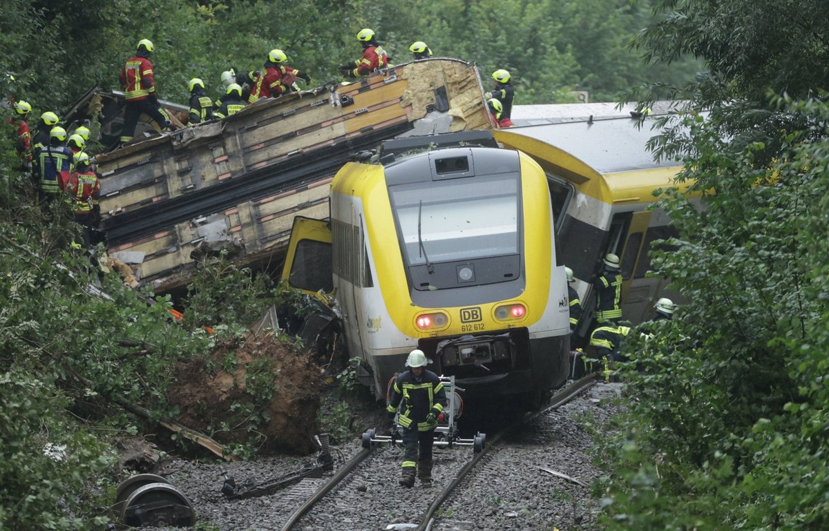 Katastrofa kolejowa w Niemczech. Są zabici i ranni