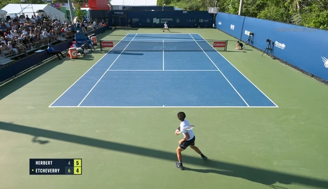 Pierre-Hugues Herbert - Tomas Martin Etcheverry. Skrót meczu. WIDEO