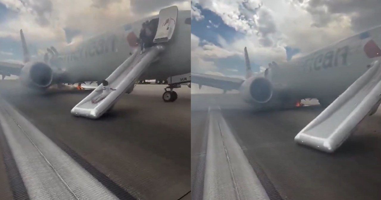 Boeing zapalił się przed startem. Ewakuowano 173 pasażerów