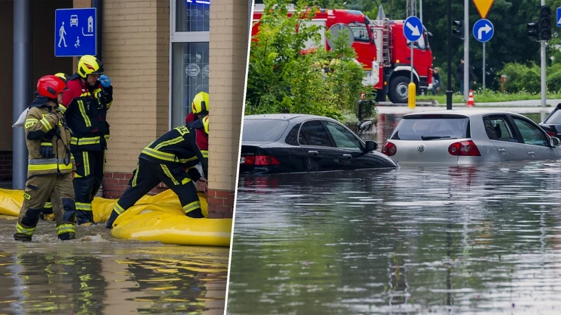 Močne padavine povzročile poplave na Poljskem, Elbląg v kritični situaciji