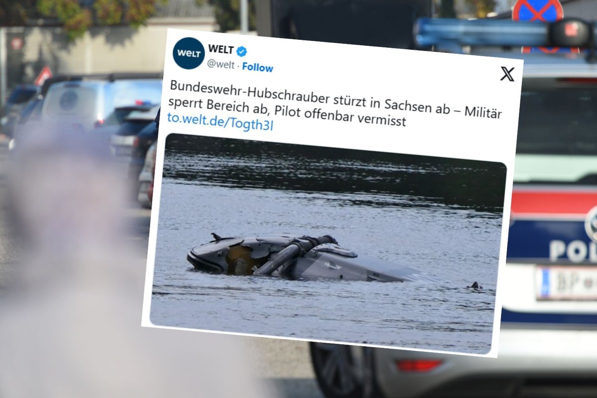 Śmigłowiec Bundeswehry rozbił się pod Lipskiem. Trwa akcja ratunkowa