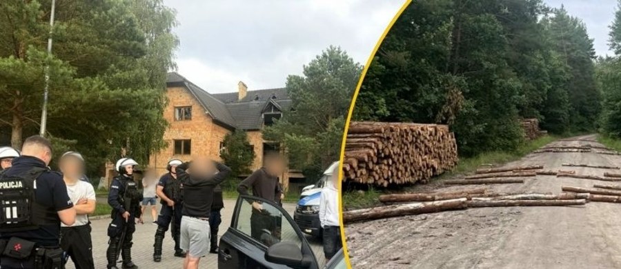 Gaz pieprzowy, kominiarki, rękawice, ochraniacze na zęby, czyli tzw. szczęki - to wszystko znaleźli funkcjonariusze zajmujący się zwalczaniem przestępczości w środowisku pseudokibiców w powiecie lęborskim w Pomorskiem. Jadący na mecz ekstraklasy "kibice" planowali wybiec z lasu i zablokować dwa pasy ruchu drogi krajowej nr 6, by uniemożliwić przejazd kibicom innej drużyny piłkarskiej. Z kolei aby zagrodzić drogę policji, porozrzucali kłody drewna. Służbom udało się jednak nie dopuścić do bójki.