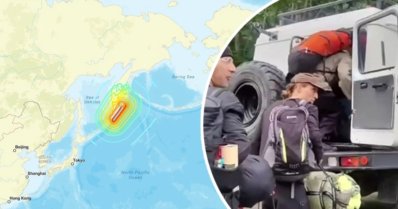 Trzęsienie ziemi na Kamczatce. Ostrzeżenia przed tsunami, ewakuacje [NA ŻYWO]