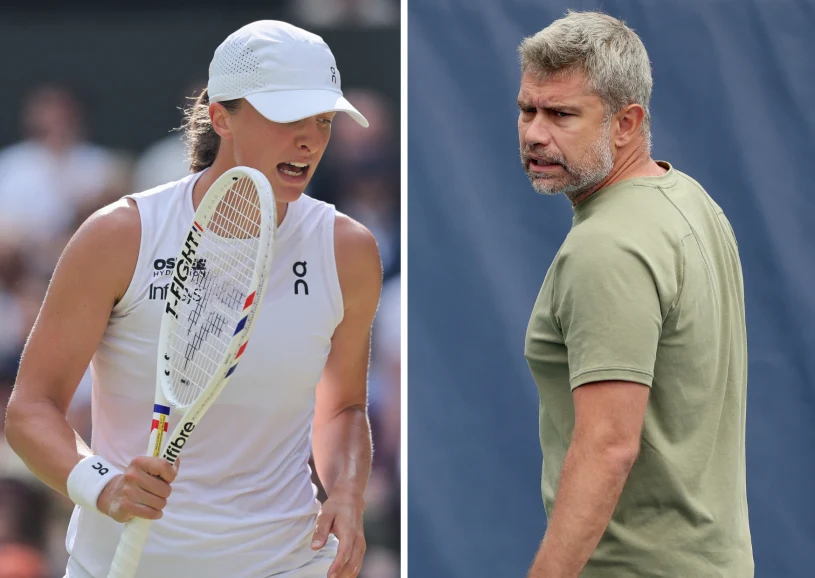 Iga Świątek prekinila sodelovanje s trenerjem Wiktorowskim, ki bo sedaj treniral Naomi Osako