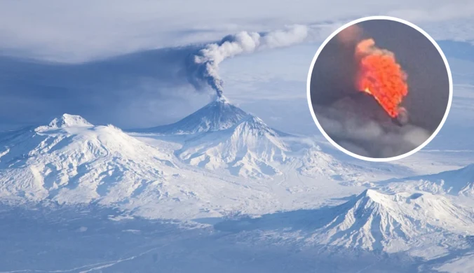 Erupcja wulkanu na wschodzie Rosji. To efekt trzęsienia ziemi