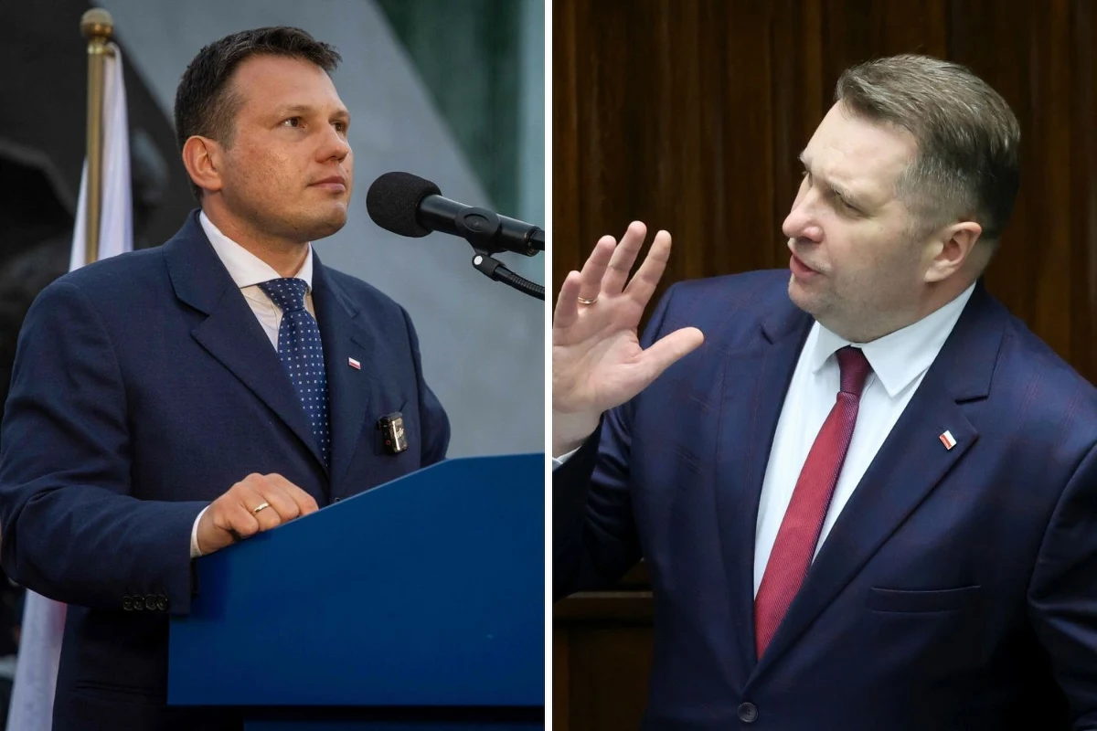 Ostre spięcie pomiędzy Sławomirem Mentzenem i Przemysławem Czarnkiem. "Prezes PiS Jarosław Kaczyński to polityczny gangster" - powiedział jeden z liderów Konfederacji. "Drogi Panie Pośle Mentzen, oszalał Pan? Granice nawet niekulturalnej polemiki zostały przez Pana przekroczone wielokrotnie w tej wypowiedzi" - odpowiedział Czarnek. Swoje dołożyli też inni politycy: Radosław Fogiel i Konrad Berkowicz. 