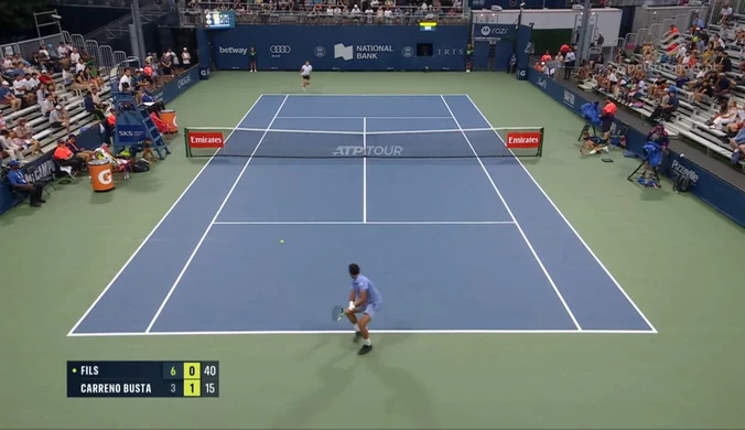 Arthur Fils - Pablo Carreno Busta. Skrót meczu. WIDEO