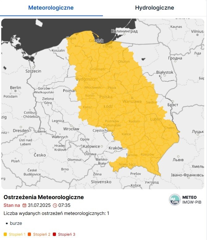 /IMGW /Materiały prasowe