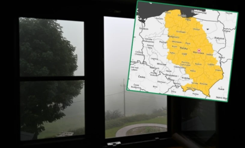 Poljsko ogrožajo močne nevihte in nalivi, izdano opozorilo za deset vojvodstev