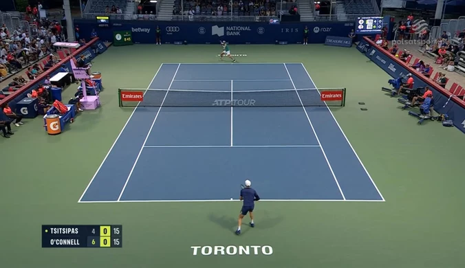 Stefanos Tsitsipas - Christopher O'Connell. Skrót meczu. WIDEO