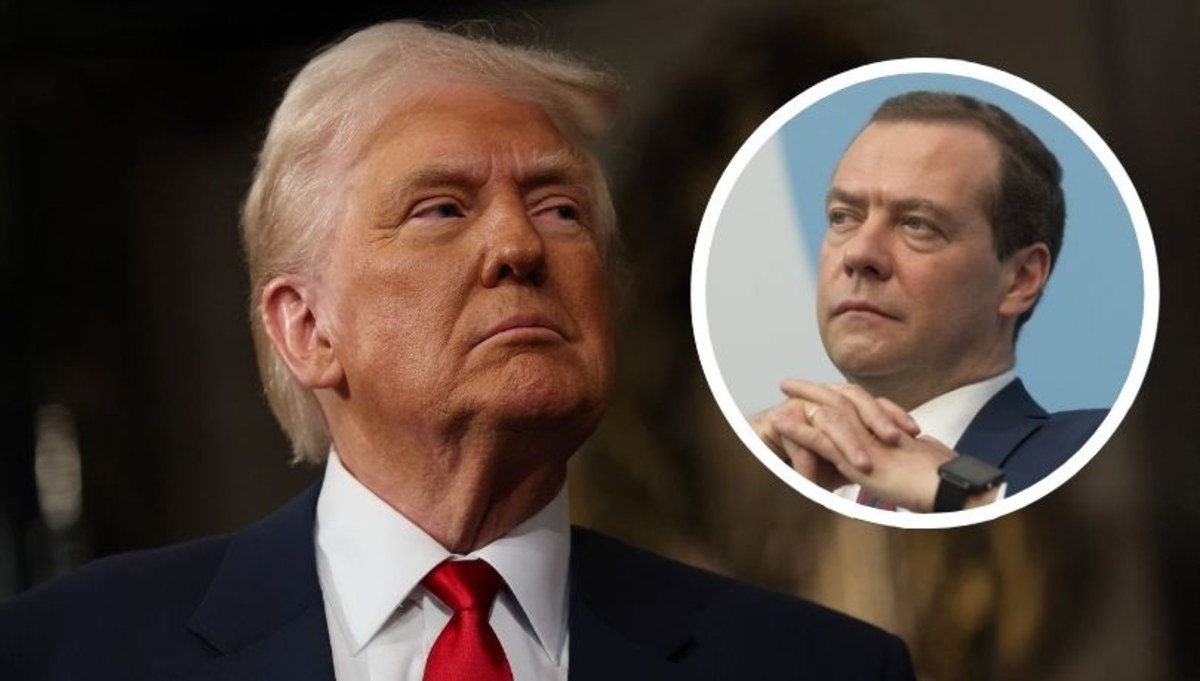 "Wkracza na niebezpieczną ścieżkę". Trump ostrzega Miedwiediewa