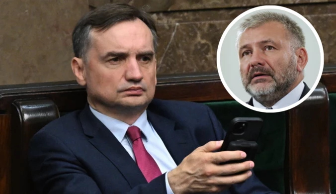Zbigniew Ziobro stanowczo po decyzji Waldemara Żurka. W tle lista sędziów