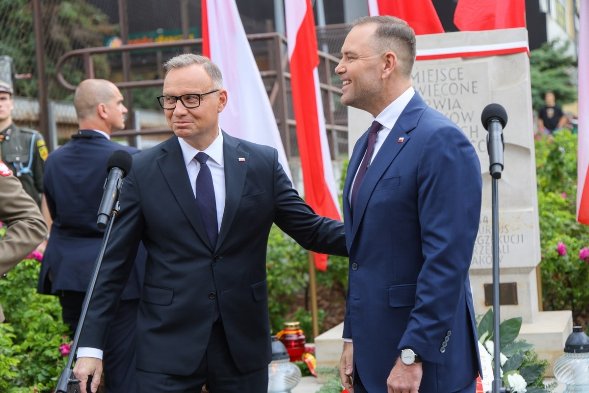 "To było arcypolskie powstanie". Narciarz i Nawrocki razem