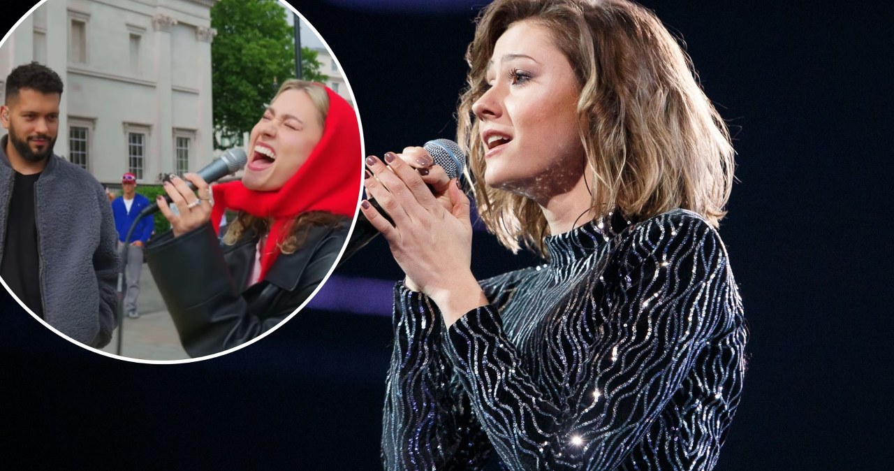 Zaczęła śpiewać na ulicy, a ludzie osłupieli. "Piękna polska dziewczyna"