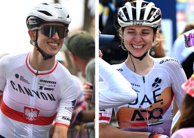 Poljakinji Katarzyna Niewiadoma in Dominika Włodarczyk blesteli na Dirki po Franciji za ženske