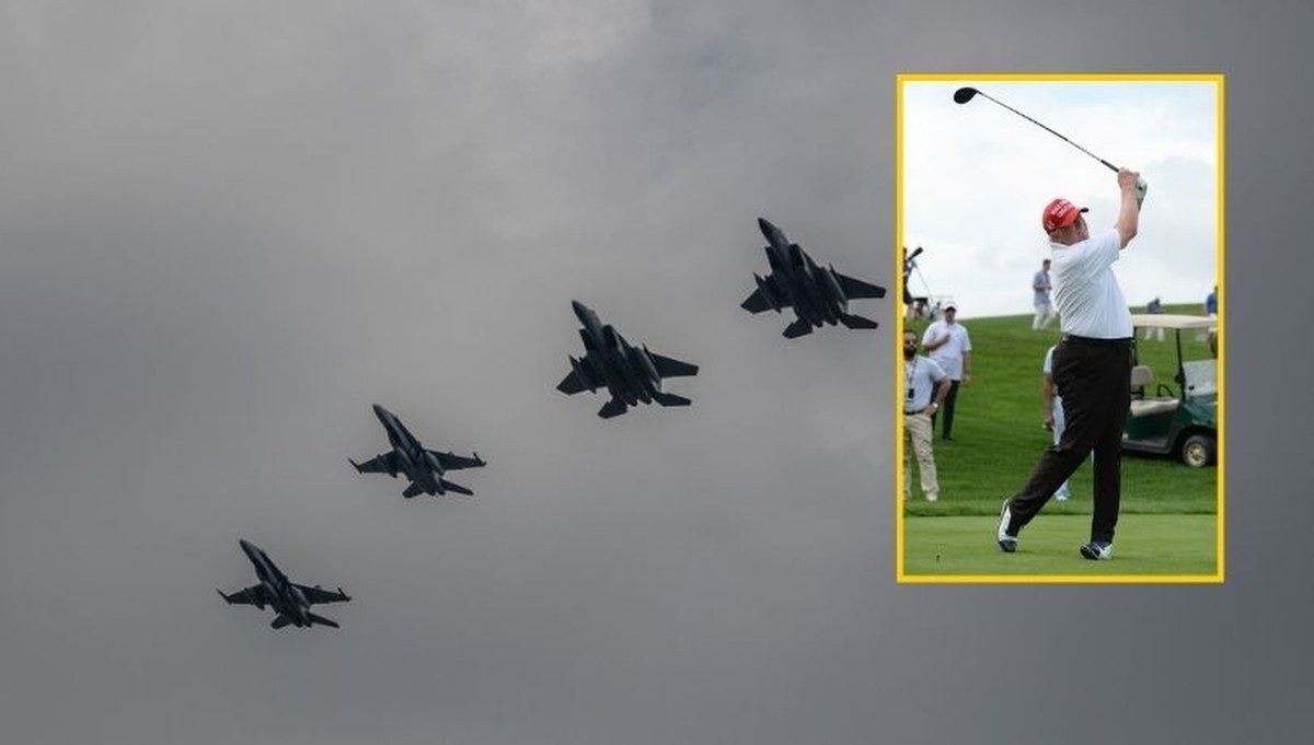 USA poderwały myśliwce. Pole golfowe Trumpa zagrożone