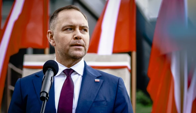 Tak Nawrocki kibicował Lechii, wszystko uchwyciły kamery. Co za widok