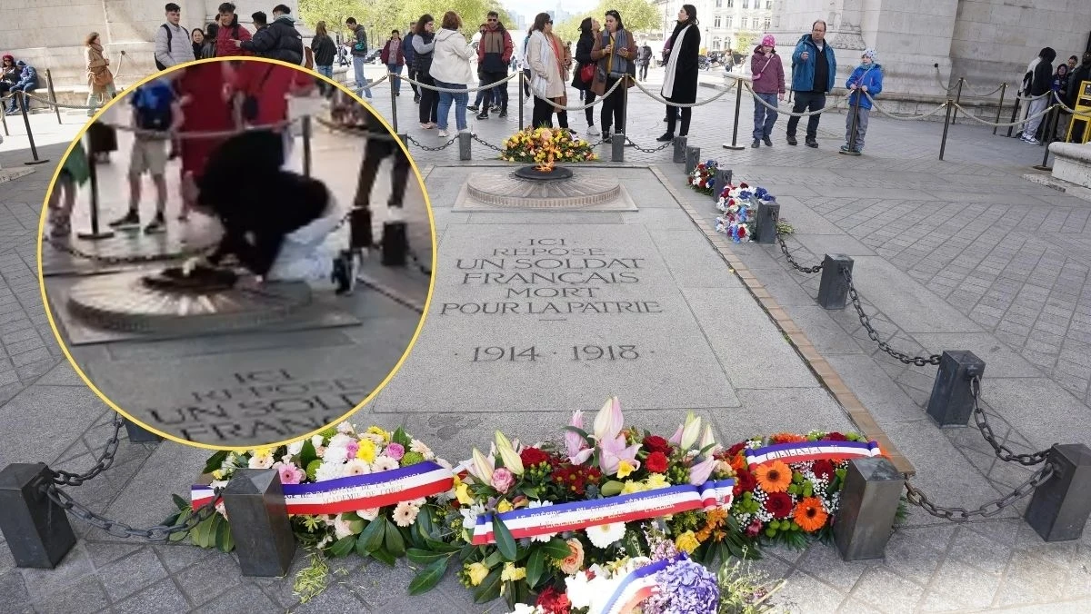 W sieci pojawiło się nagranie, na którym nieznany mężczyzna podpala papierosa od płomienia Wiecznego Ognia przy Grobie Nieznanego Żołnierza w Paryżu. Wideo, które błyskawicznie rozprzestrzeniło się w mediach społecznościowych, wywołało falę oburzenia wśród Francuzów. Władze zapowiadają, że podejmą kroki prawne przeciwko mężczyźnie.