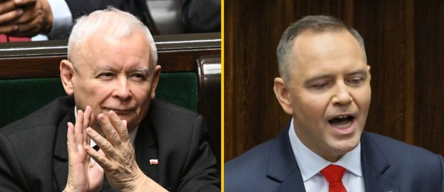 ​Prezes Prawa i Sprawiedliwości Jarosław Kaczyński w pochlebnych słowach skomentował orędzie nowego prezydenta Rzeczypospolitej Polskiej Karola Nawrockiego. "Chce naprawiać zupełne zniszczenie konstytucji i praworządności przez obecny rząd. Zapowiedzi pana prezydenta odnoszące się do jego aktywności są bardzo miłe mojemu uchu" - powiedział szef PiS. 