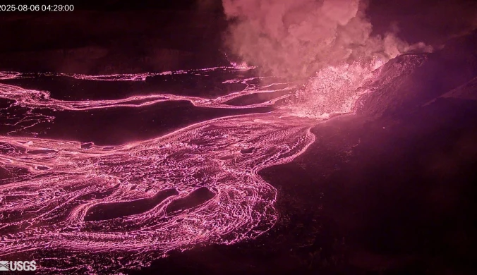 Erupcja wulkanu w USA. Meteorolodzy przestrzegają mieszkańców