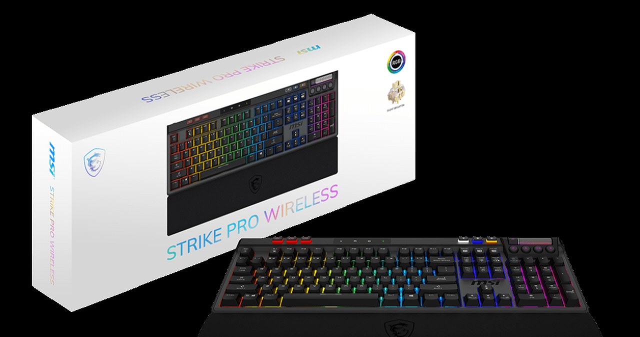 MSI prezentuje klawiaturę Strike Pro Wireless