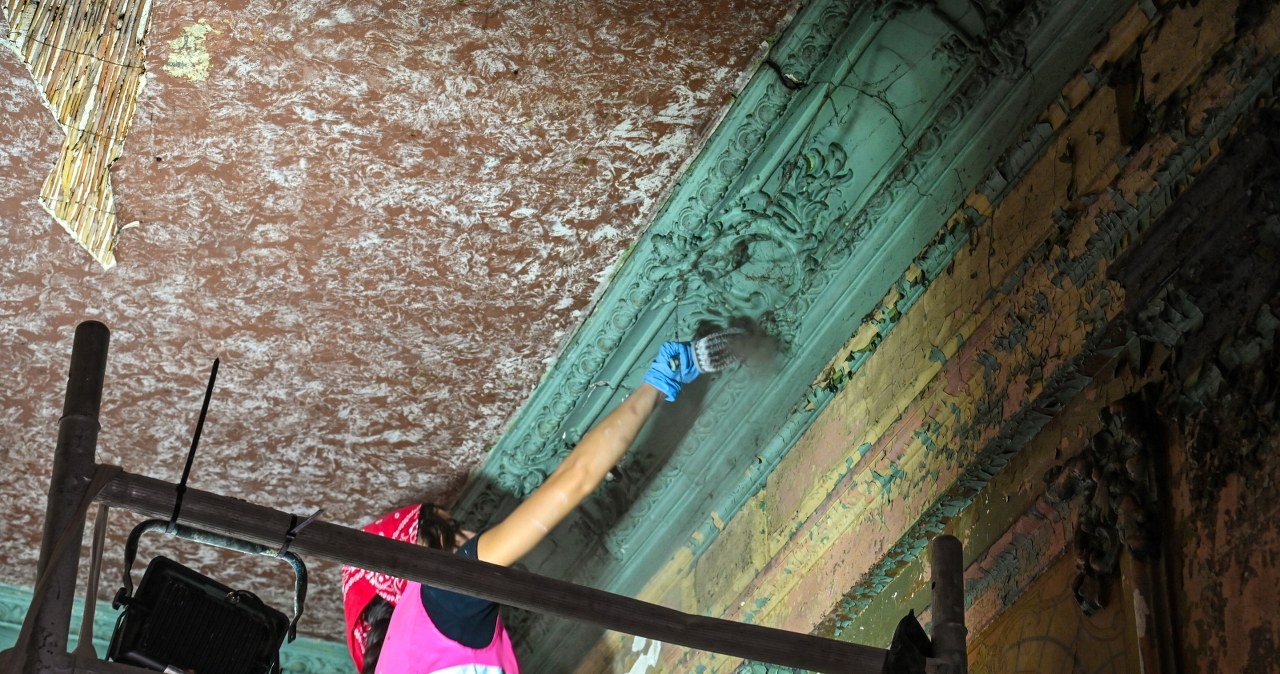 Wspaniałe odkrycie w Szczecinie. Pod tynkiem krył się skarb