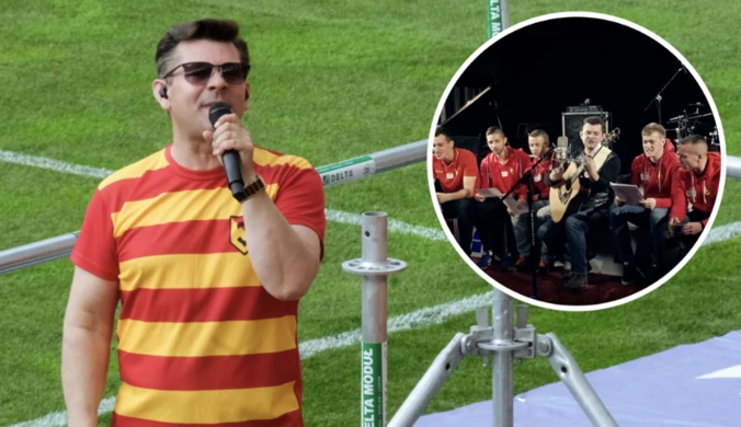 To największy fan Jagiellonii. Nagrał wspólnie z piłkarzami wyjątkowy utwór