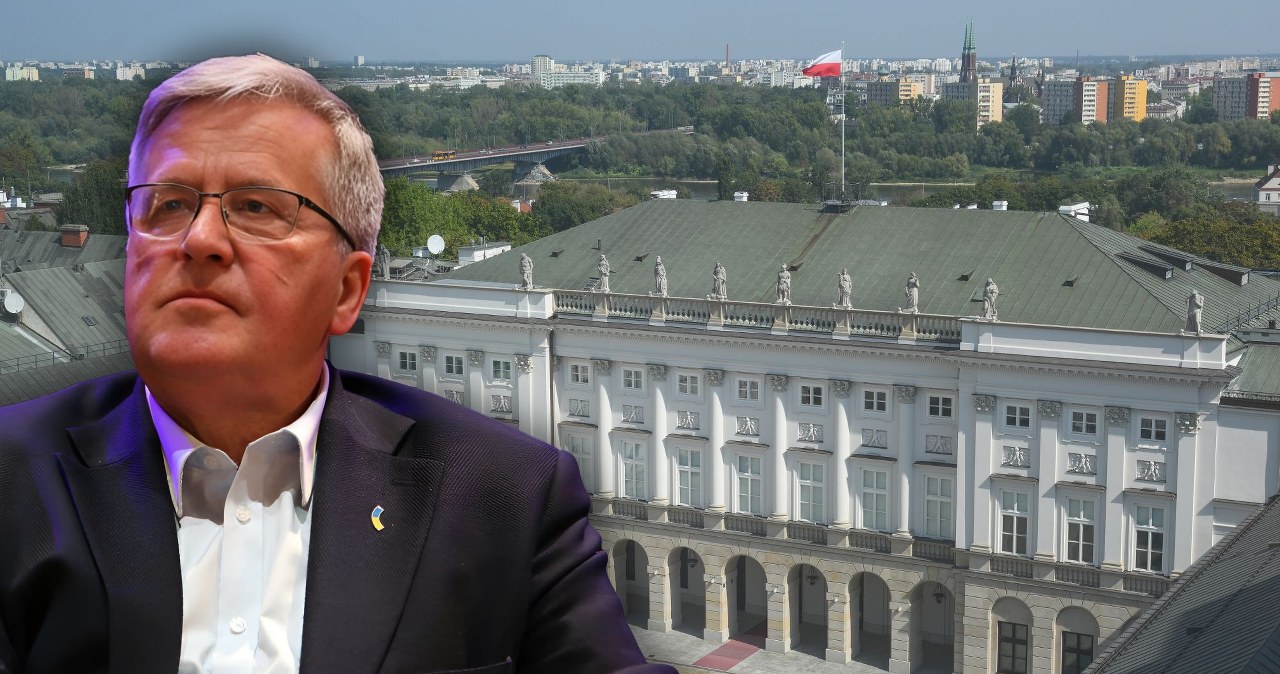 "Kompletne bezguście". Bronisław Komorowski krytykuje Pałac Prezydencki