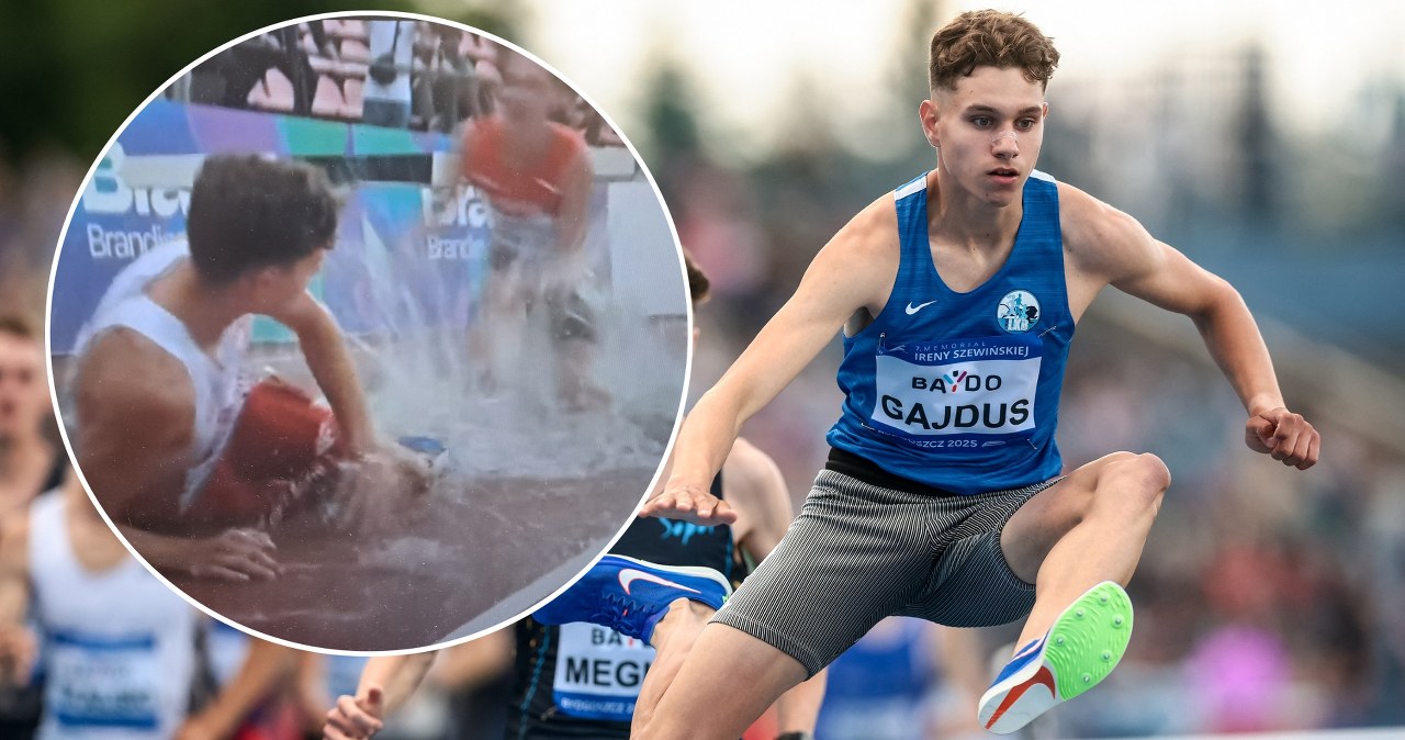 Dramat Polaka w mistrzostwach Europy. Rów z wodą. Upadek nie był najgorszy