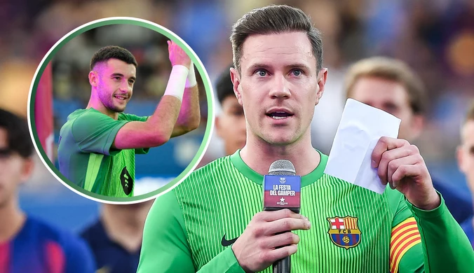 Tak ter Stegen potraktował nowego bramkarza Barcelony. Kamery to nagrały 