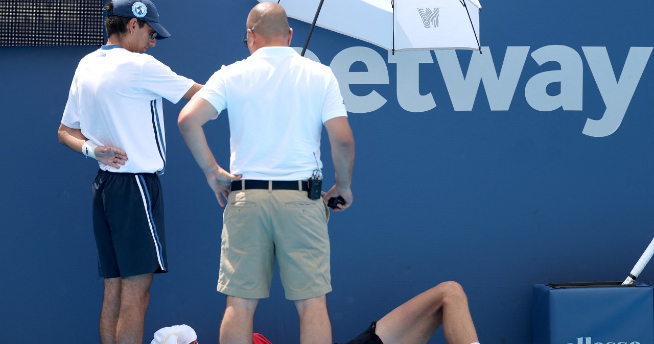 Chwile grozy na korcie w Cincinnati, kibice zamarli. Potrzebna była pomoc