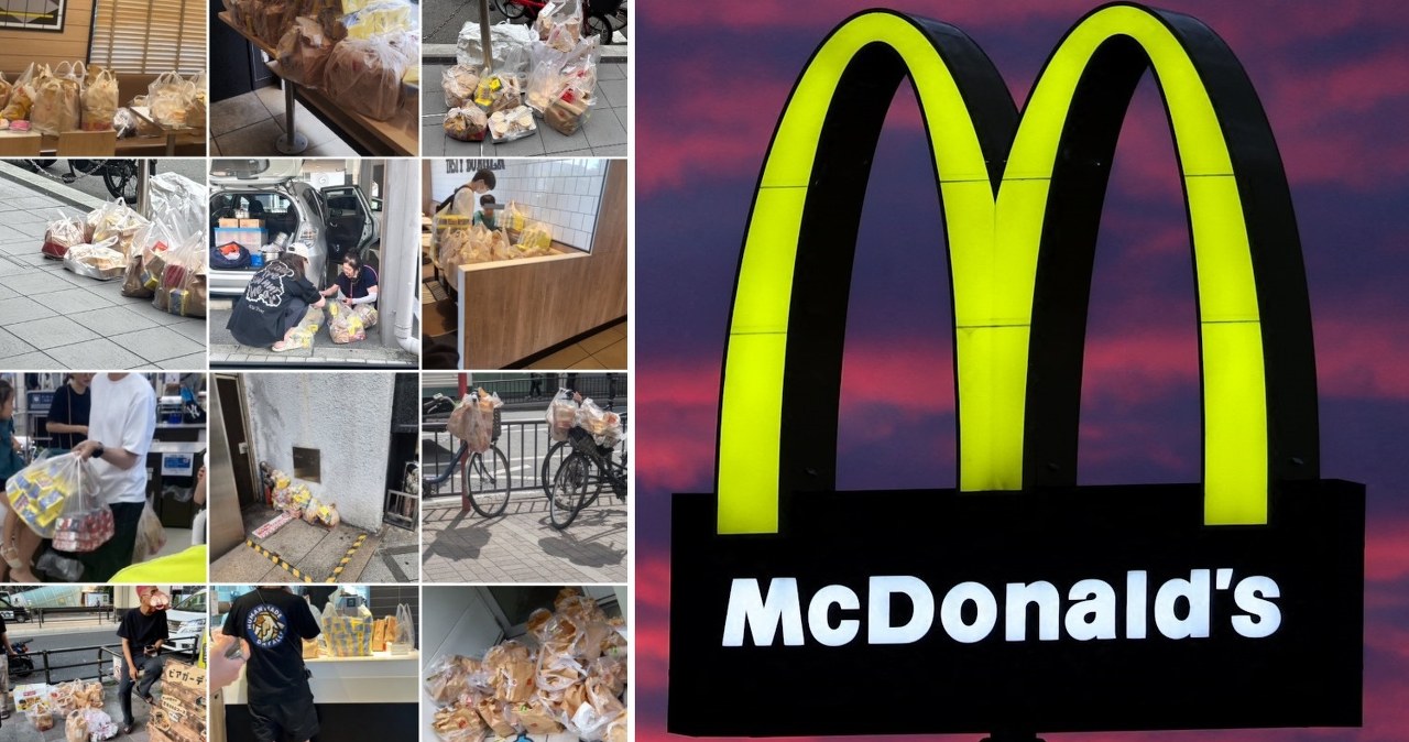 Dantejskie sceny w sieci McDonald's. Zapanował chaos i marnowanie jedzenia