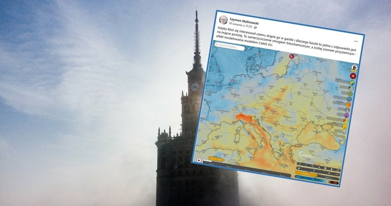 Masz kaszel i piecze cię w gardle? Ta mapa ujawnia, co naprawdę wdychasz