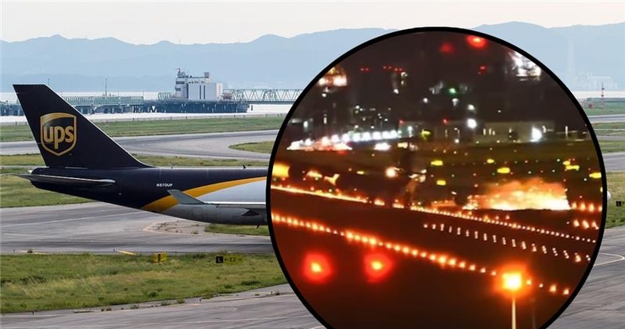 Problemy podczas lądowania w Tajpej. Samolot uderzył o pas startowy