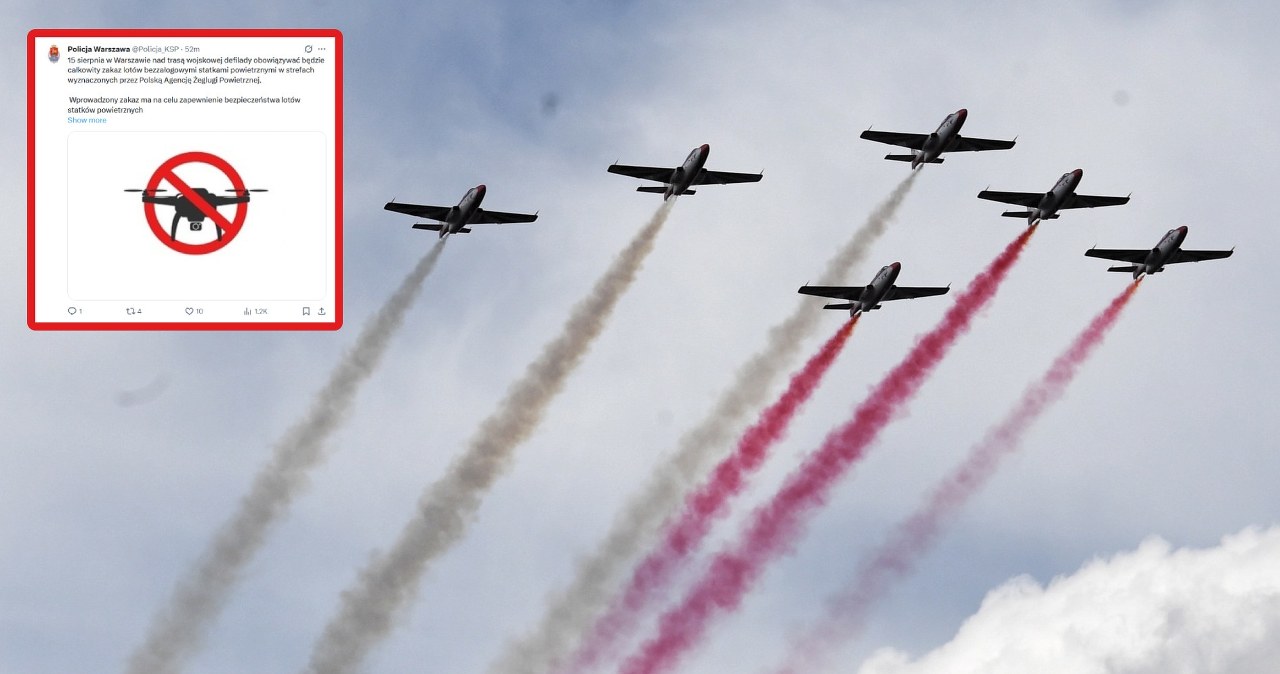 Defilada w Warszawie. 15 sierpnia obowiązuje istotny zakaz